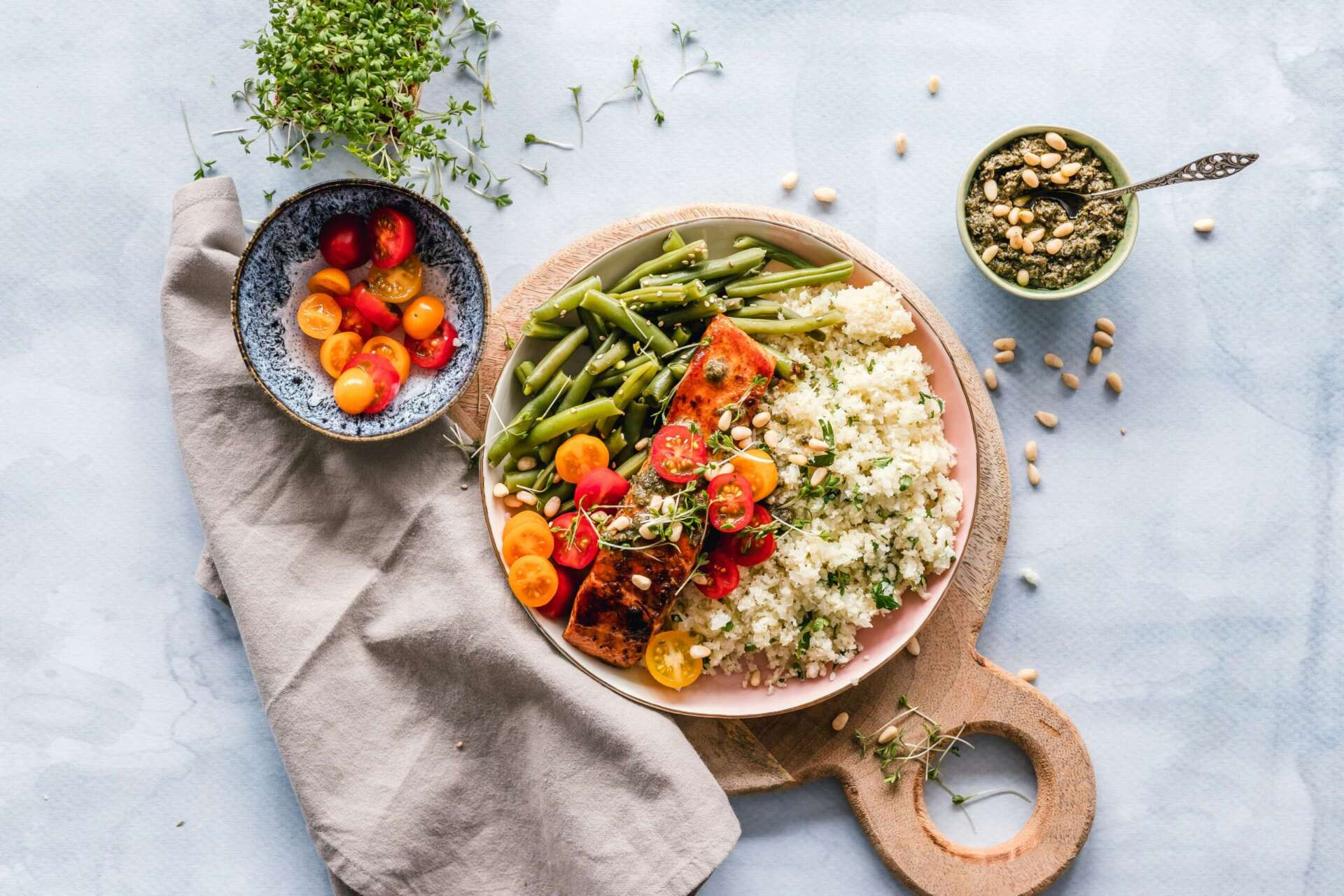 Gesunde Ernährung hilft, um das Immunsystem zu stärken