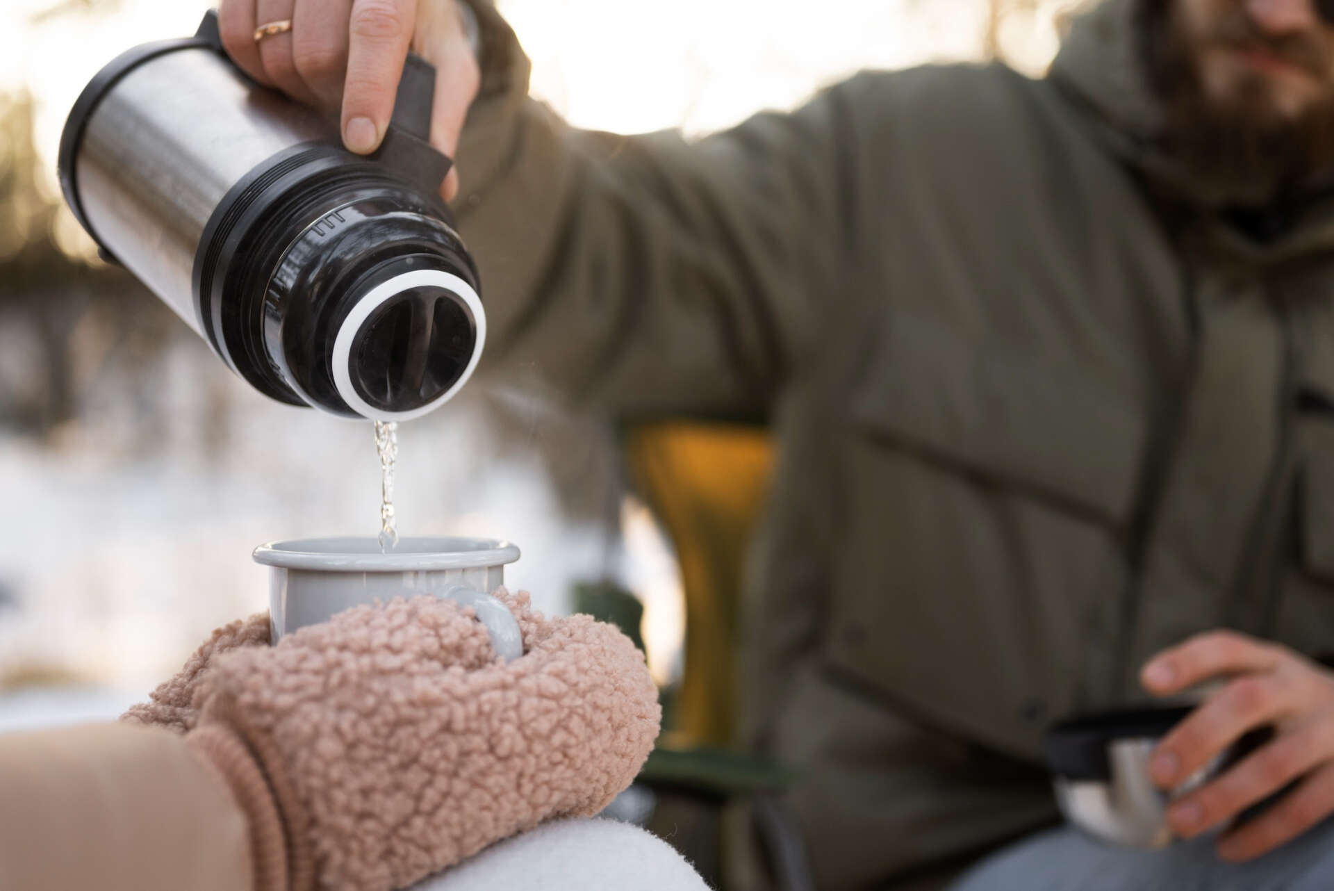 Wander-Gadget für Touren im Winter: Thermoskanne für Heißgetränke