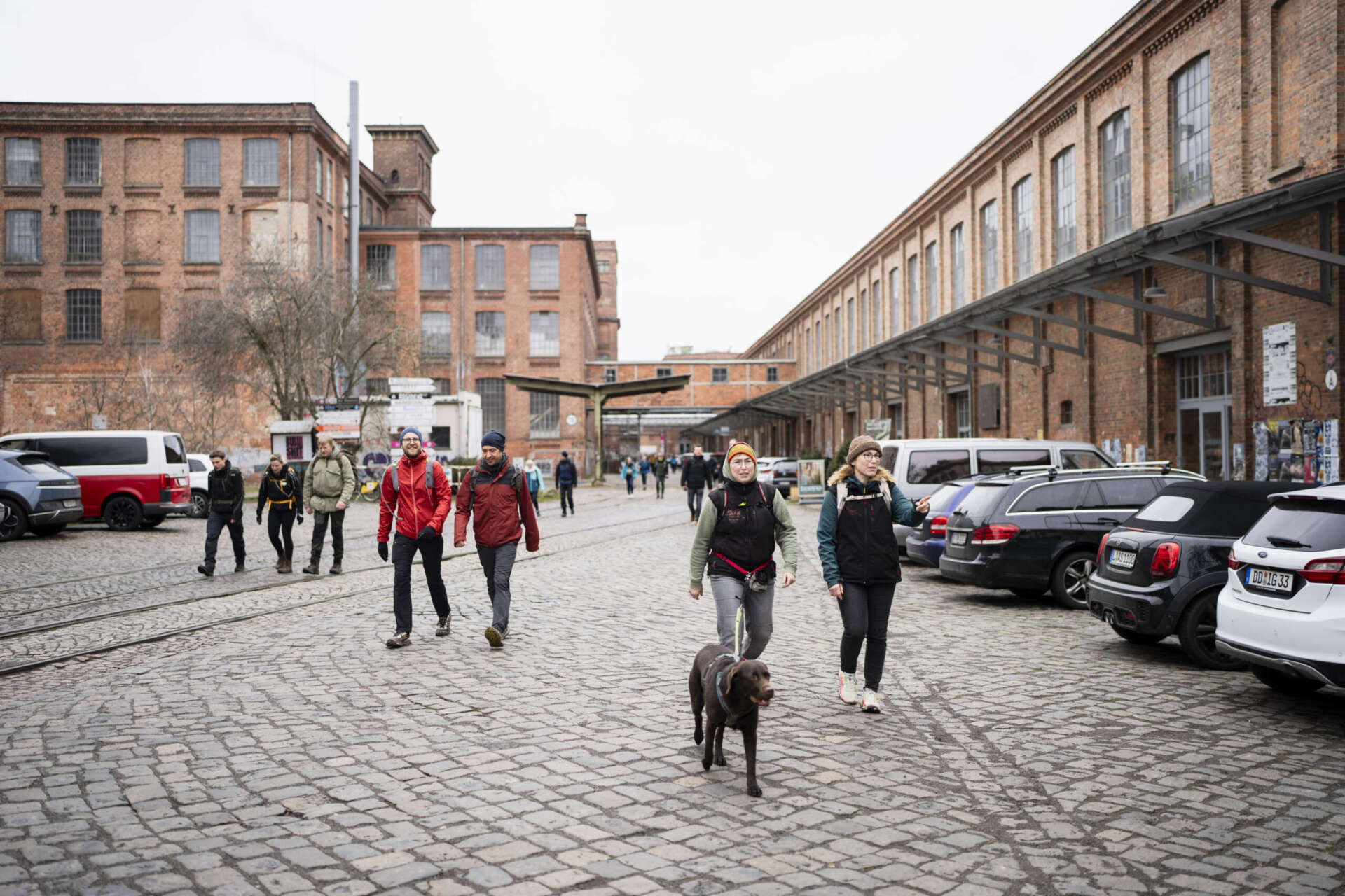 Teilnehmer beim Mammutmarsch in Leipzig: Wanderungen in Sachsen eignen sich gut als Training.
