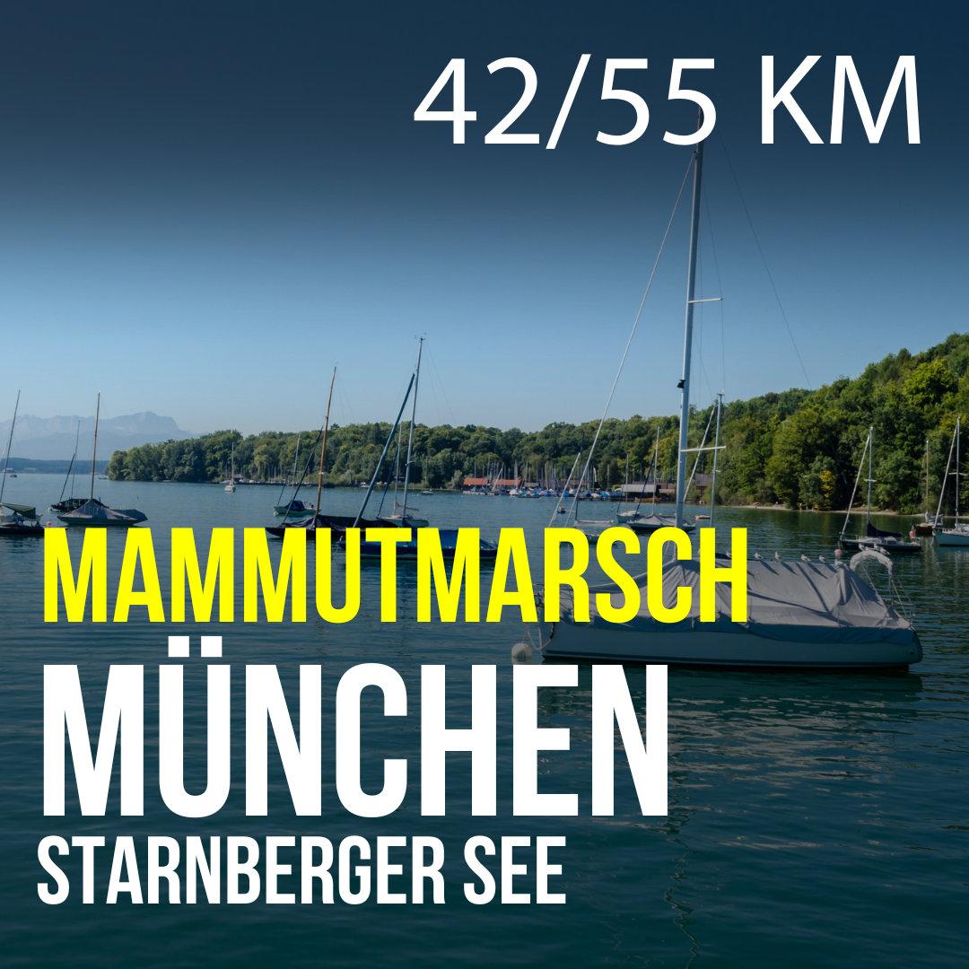 Mammutmarsch München / Starnberger See - 42/55 KM